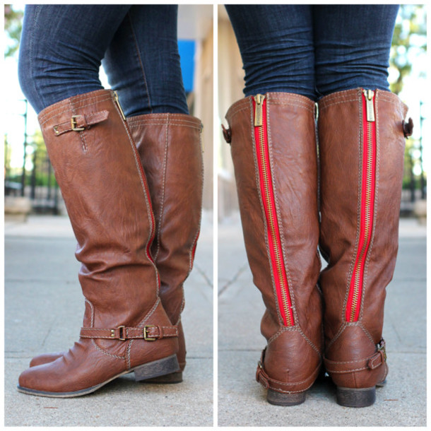 riding boots with buckles