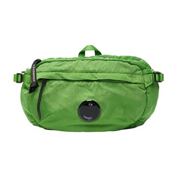 cp company nylon b crossbody bag in green