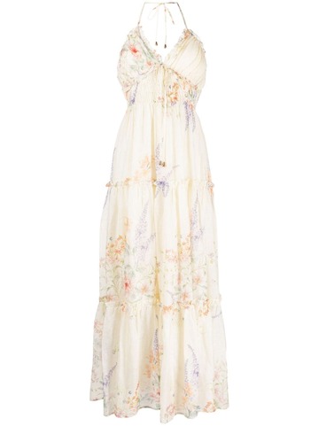 we are kindred primrose floral-print maxi dress - neutrals