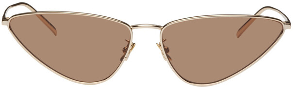 Saint Laurent Gold SL 487 Sunglasses