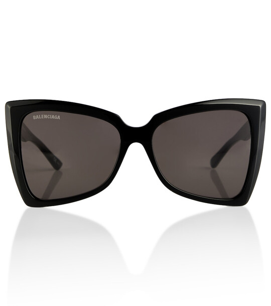 Balenciaga Oversized acetate sunglasses in black