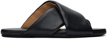 marsèll black spanciata sandals in nero