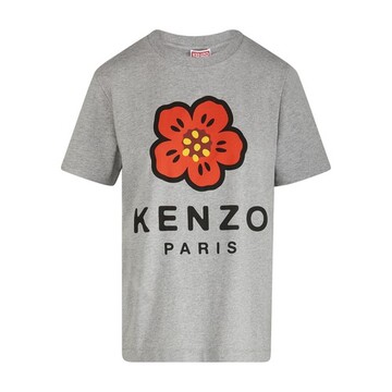 Kenzo Logo Loose T-Shirt in grey