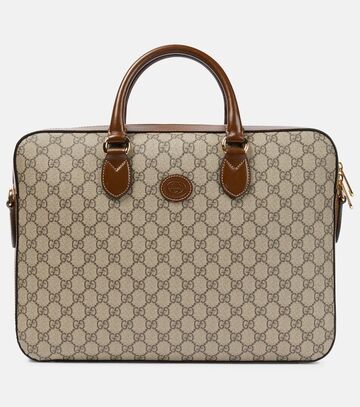 Gucci GG Supreme briefcase in beige