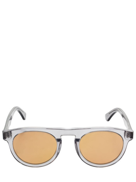 RETROSUPERFUTURE Racer Neoclassic Acetate Sunglasses in brown / grey