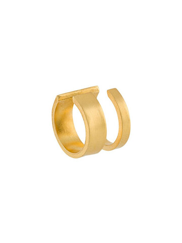 Hsu Jewellery geometric ear cuff in gold