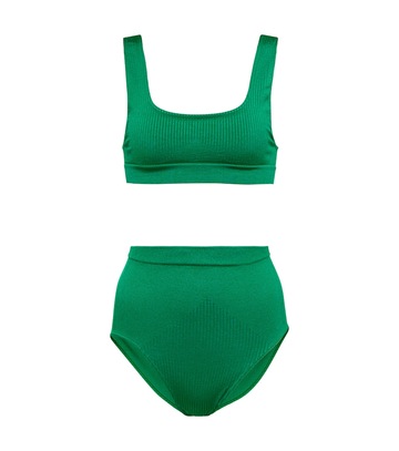 prism² bra and underwear set in green