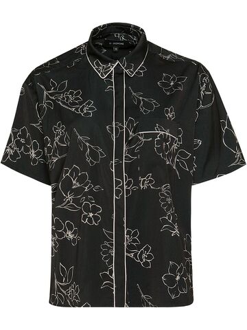 11 Honoré 11 Honoré Chantel floral-print shirt - Black