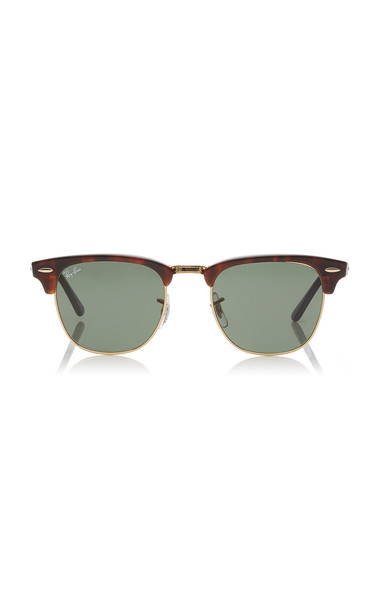 Ray-Ban Classic Clubmaster Acetate Sunglasses in brown