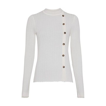 loulou studio sweater in ivory