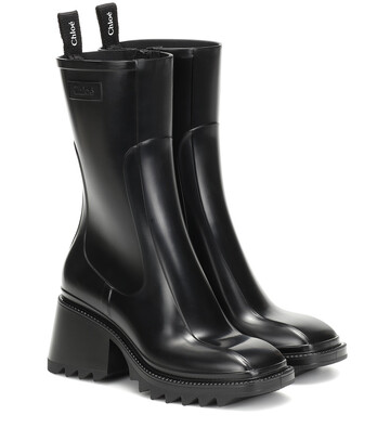 Chloé Betty PVC ankle boots in black