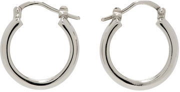 k.ngsley silver 'le trou' earrings