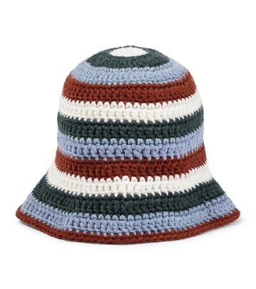 Khaite Kam crochet cashmere bucket hat