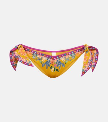 zimmermann ginger scarf printed bikini bottoms