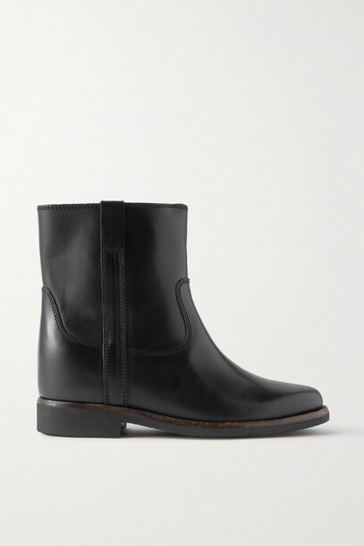 Isabel Marant - Susee Leather Ankle Boots - Black