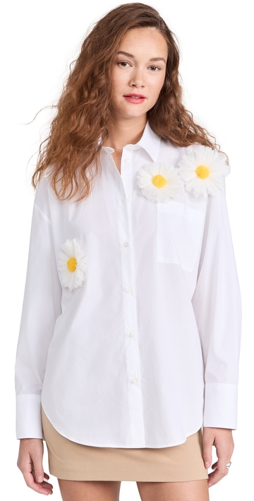 msgm camicia shirt white 40