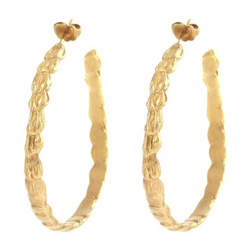 Gas Bijoux Liane earrings in gold / yellow