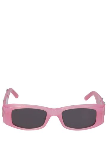 palm angels angel squared acetate sunglasses in pink