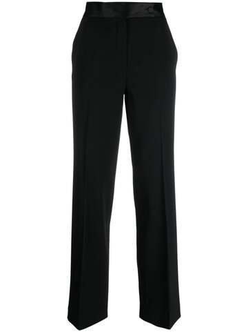 antonelli asymmetric front-button tailored trousers - black