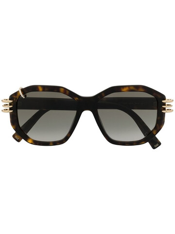 Givenchy Eyewear GV pierced sunglasses in brown
