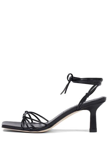 AEYDE 65mm Roda Leather Sandals in black