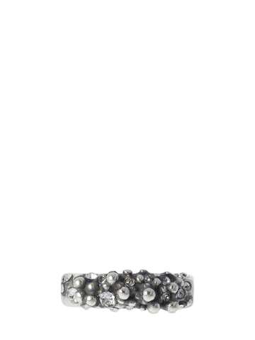 ANN DEMEULEMEESTER Hubertine Ring W/ Small Stones in silver