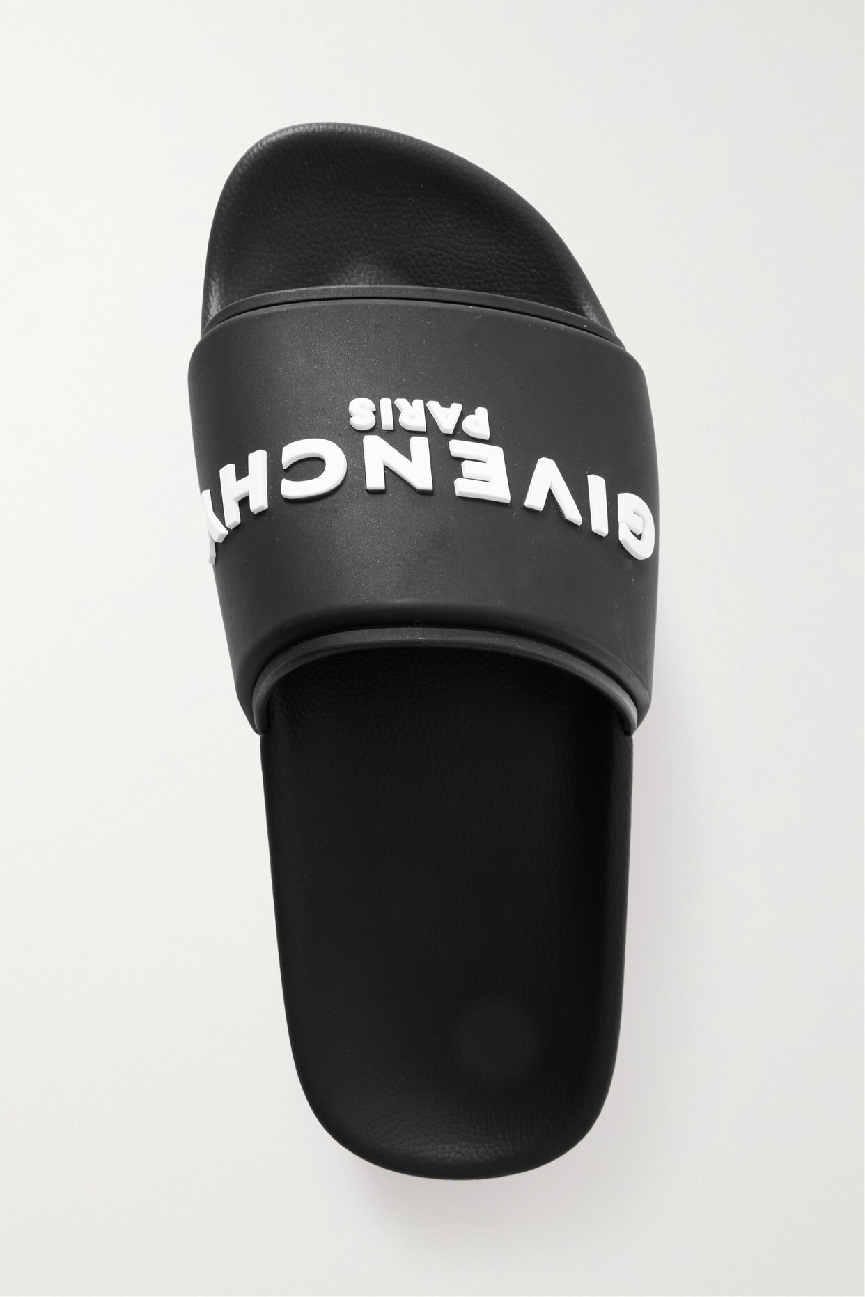 Givenchy - Logo-appliquéd Rubber Platform Slides - Black