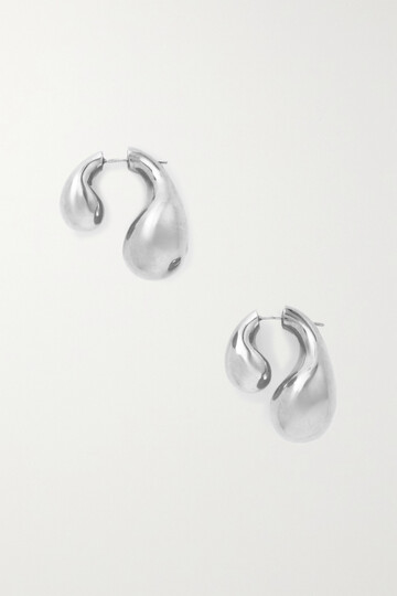 bottega veneta - silver earrings - one size