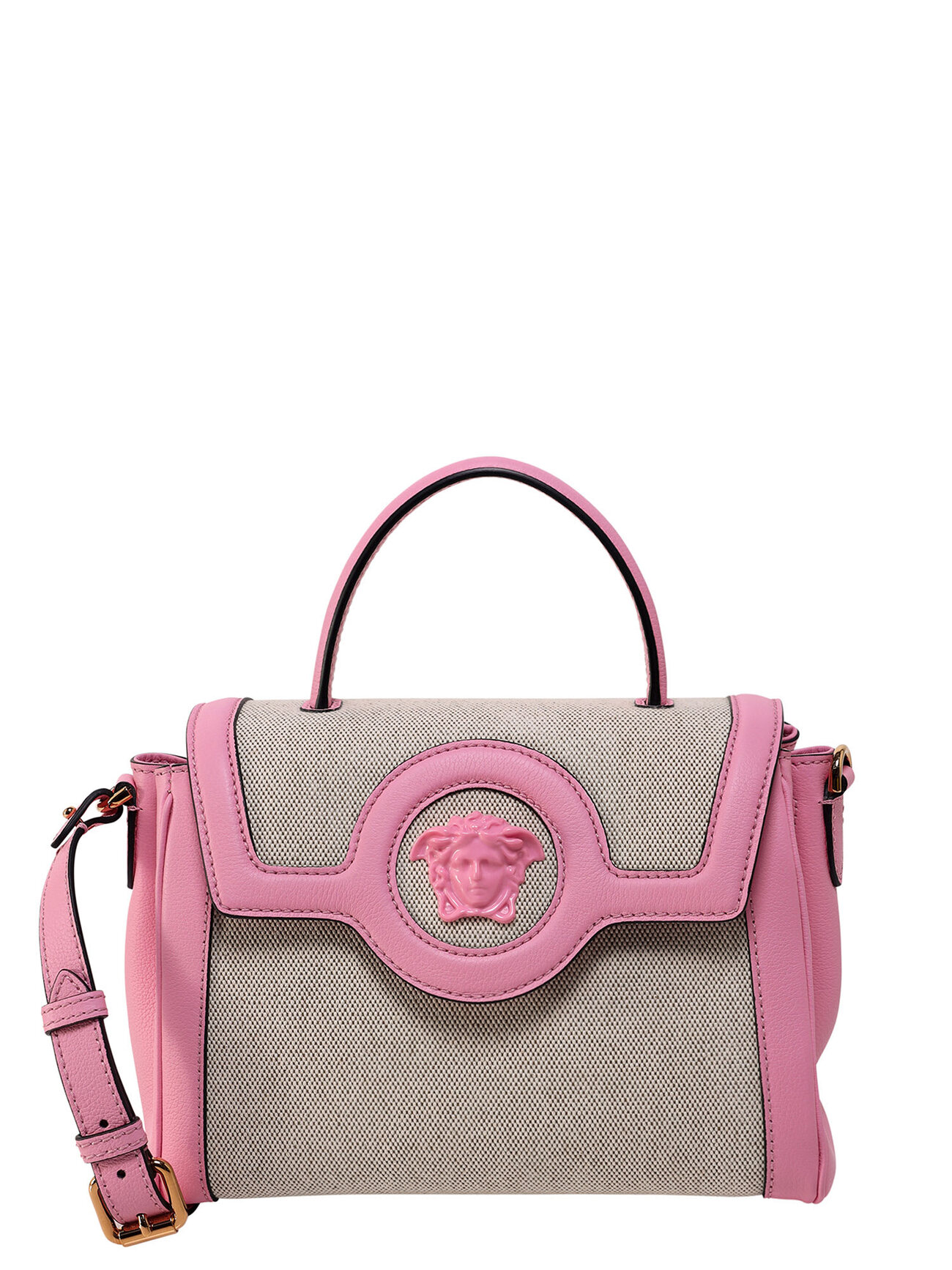 Versace La Medusa Handbag in pink