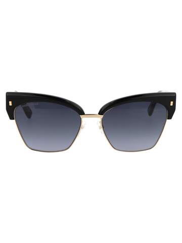 Dsquared2 Eyewear D2 0015/s Sunglasses in black / gold