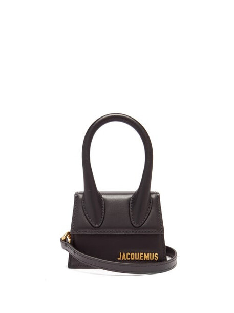 Jacquemus - Chiquito Mini Leather Bag - Womens - Black