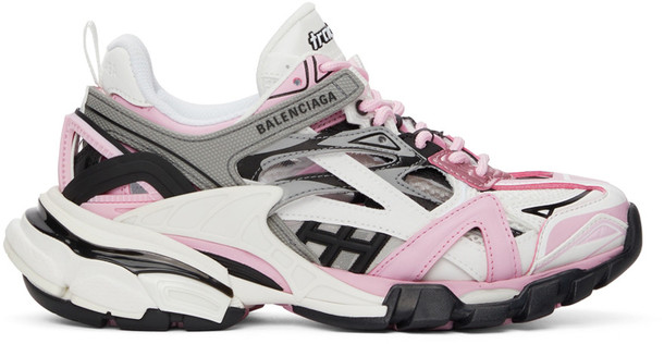Balenciaga Pink & Grey Track 2.0 Sneakers