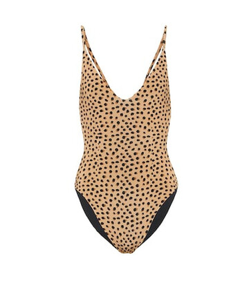 Haight Giu leopard-print swimsuit in brown