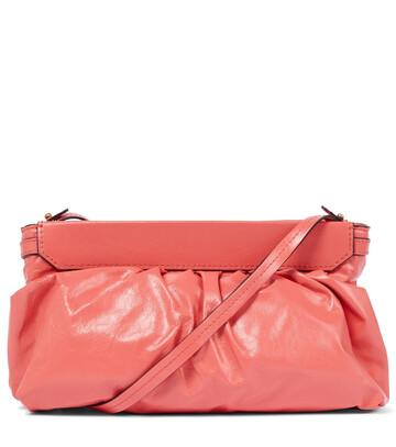 Isabel Marant Luzes leather shoulder bag in pink