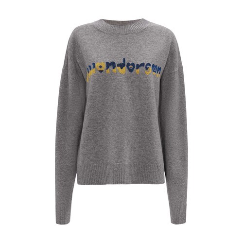 Jw Anderson x Run Hany - Logo Crewneck Jumper in grey