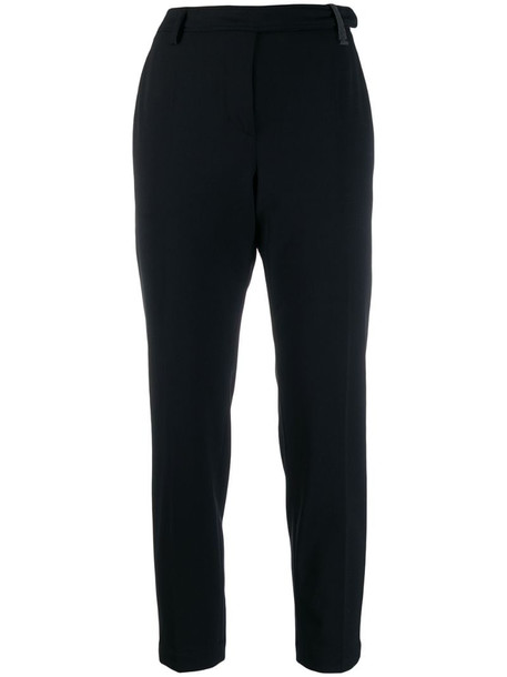 Brunello Cucinelli cropped suit trousers in black