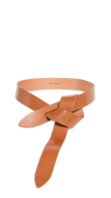 Isabel Marant Lecce Leather Belt in natural