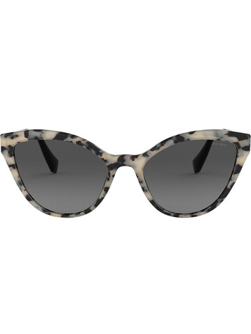 Miu Miu Eyewear cat eye sunglasses in grey
