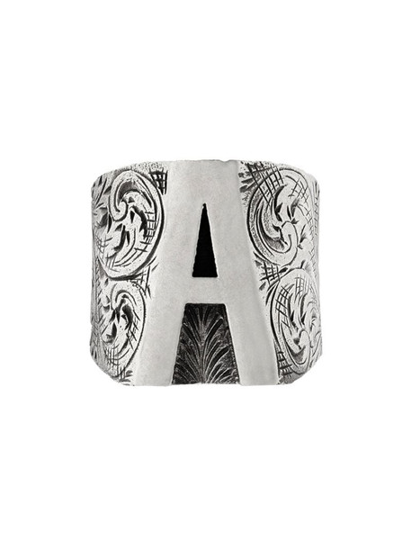 Gucci A letter ring in silver