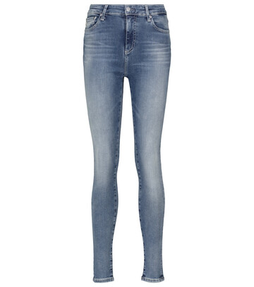 AG Jeans Farrah high-rise skinny jeans in blue