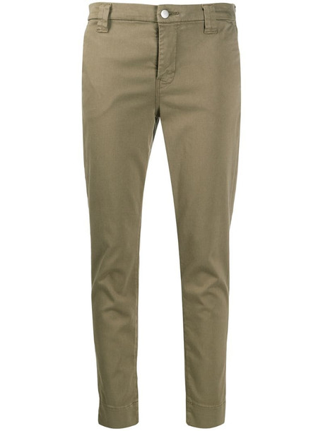 J Brand Paz slim tapered trousers in green
