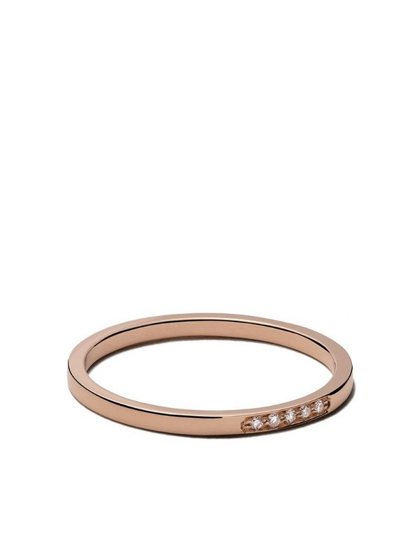 Vanrycke 18kt rose gold and diamond mini Medellin ring