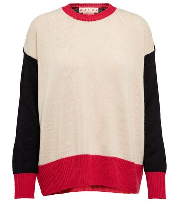 marni colorblocked cashmere sweater