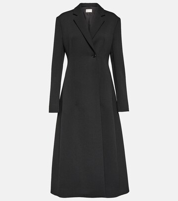 the row medea wool-blend coat in black