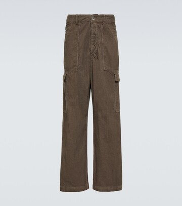 drkshdw by rick owens drkshdw cotton cargo pants in brown
