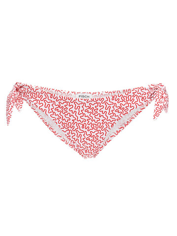FISCH Marigot Fishing Net Print Bikini Bottoms in red / multi