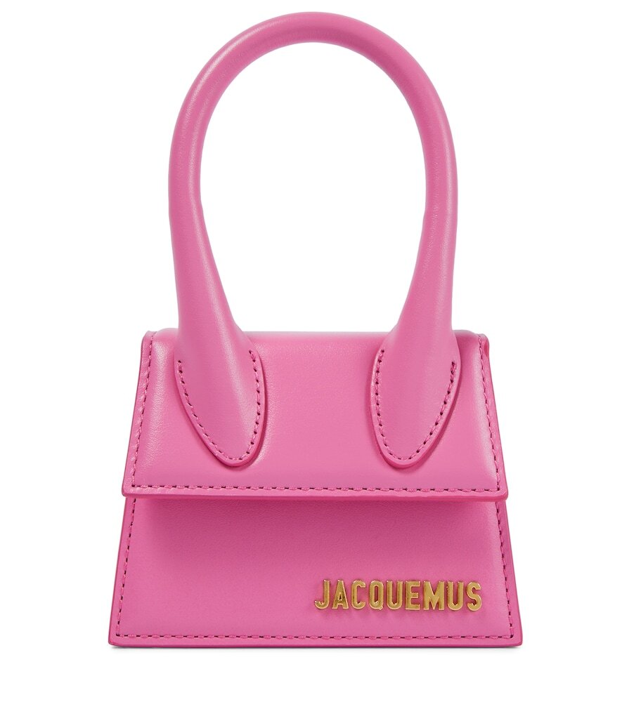 Jacquemus Le Chiquito leather tote in pink