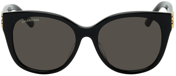 Balenciaga Black Dynasty Cat-Eye Sunglasses