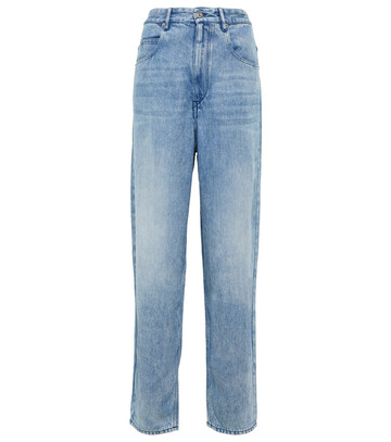 Isabel Marant, Ãtoile Ticosy high-rise straight jeans in blue