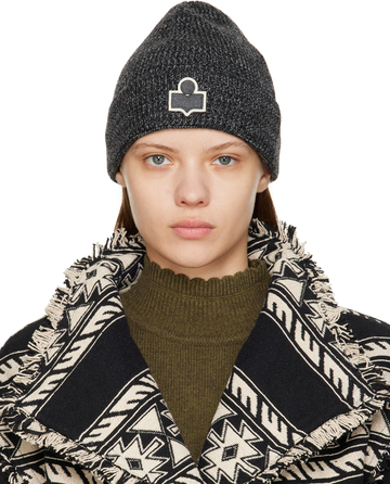 Isabel Marant Gray Bayle Beanie in anthracite